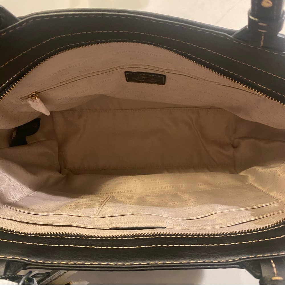 Ralph Lauren Black Sheldon Tote - NWT - Picture 10 of 14